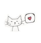 手描き！ゆる〜いネコ（個別スタンプ：6）