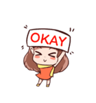 Somza adorable girl2（個別スタンプ：3）