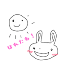 力ないうさぎ（個別スタンプ：3）