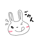 力ないうさぎ（個別スタンプ：15）