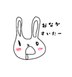 力ないうさぎ（個別スタンプ：23）