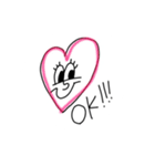 hello heart（個別スタンプ：4）