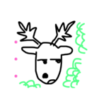 とにかく無言な動物たち（個別スタンプ：8）
