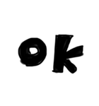 手書きひと言（個別スタンプ：1）