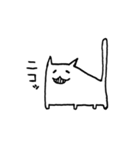 髭無いし表情もそんなに無い猫（個別スタンプ：39）