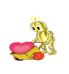 A little robot Dobi（個別スタンプ：6）