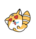 Big head Fox cat（個別スタンプ：3）