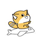 Big head Fox cat（個別スタンプ：30）