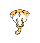 Big head Fox cat（個別スタンプ：32）