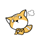 Big head Fox cat（個別スタンプ：33）