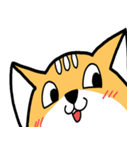 Big head Fox cat（個別スタンプ：35）