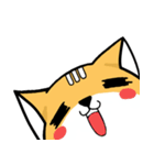 Big head Fox cat（個別スタンプ：37）