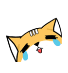 Big head Fox cat（個別スタンプ：38）
