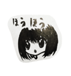 おんなのこ筆ペン（個別スタンプ：2）