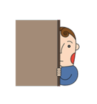 Curly hair couple（個別スタンプ：11）