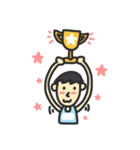 He run（個別スタンプ：11）