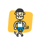 He run（個別スタンプ：15）
