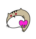 Fish cat balls（個別スタンプ：35）