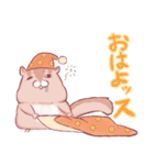 ポチャいリス、ポチャリス君。太りすぎ（個別スタンプ：1）