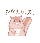 ポチャいリス、ポチャリス君。太りすぎ（個別スタンプ：4）