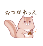 ポチャいリス、ポチャリス君。太りすぎ（個別スタンプ：5）