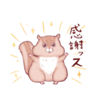 ポチャいリス、ポチャリス君。太りすぎ（個別スタンプ：20）
