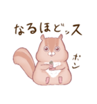 ポチャいリス、ポチャリス君。太りすぎ（個別スタンプ：24）