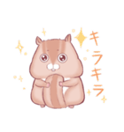 ポチャいリス、ポチャリス君。太りすぎ（個別スタンプ：28）