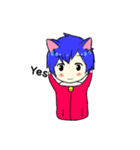 ✨猫月ゆっき～✨スタンプ！！（個別スタンプ：1）