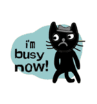 Black cat in June (Eng)（個別スタンプ：14）