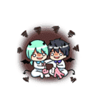 Arashi and his friends become babys（個別スタンプ：14）