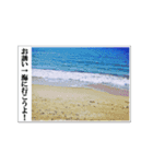 Photo風メッセージ(ご挨拶)（個別スタンプ：4）