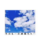 Photo風メッセージ(ご挨拶)（個別スタンプ：6）