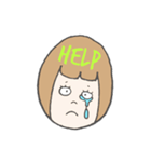 喜怒哀楽表情スタンプ（個別スタンプ：7）