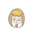 喜怒哀楽表情スタンプ（個別スタンプ：15）