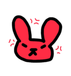 色うさぎ（個別スタンプ：8）