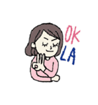 Relax lady（個別スタンプ：1）