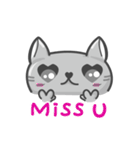 Cookie Cat's funny stickers（個別スタンプ：22）