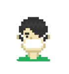 ドット顔（個別スタンプ：1）