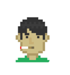 ドット顔（個別スタンプ：8）