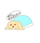 おふとんうさぎ（個別スタンプ：3）