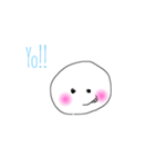 シンプル顔（個別スタンプ：1）
