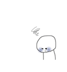 シンプル顔（個別スタンプ：7）