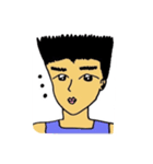ごんさんといっしょ。美術2ですが何か？①（個別スタンプ：15）