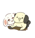 わんこカップル べち＆べちこ（個別スタンプ：37）