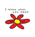 Fairy of the flower(English)（個別スタンプ：11）