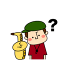 ボンとサックスン（個別スタンプ：11）