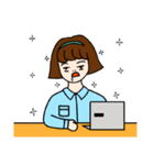 かわいいあいさん（個別スタンプ：12）