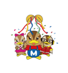 幸せを運ぶまるがも（個別スタンプ：6）