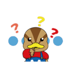 幸せを運ぶまるがも（個別スタンプ：37）